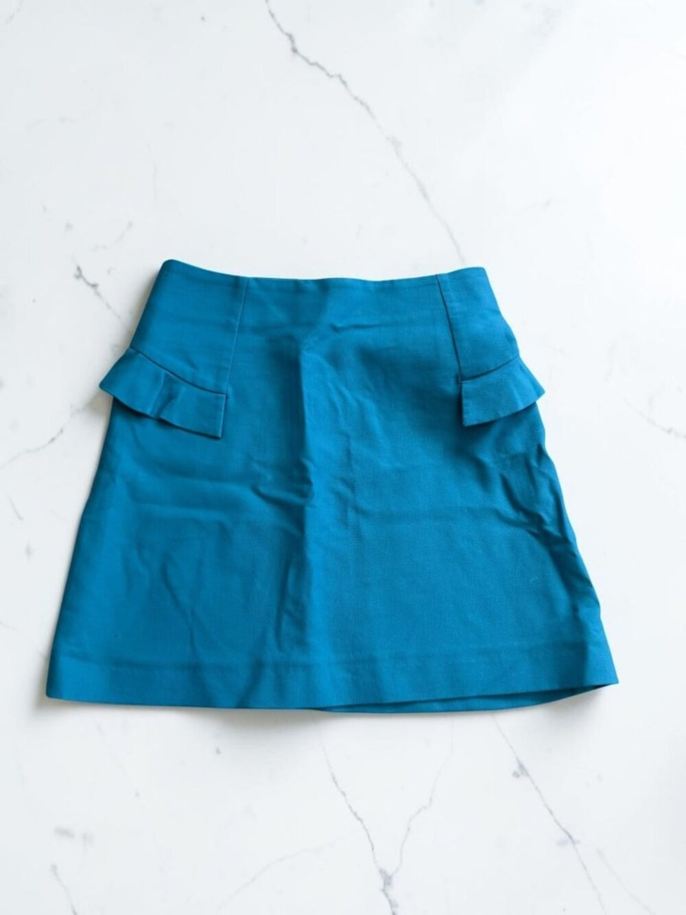 SANDRO Paris Blue Pocket A Line Skirt Size 2